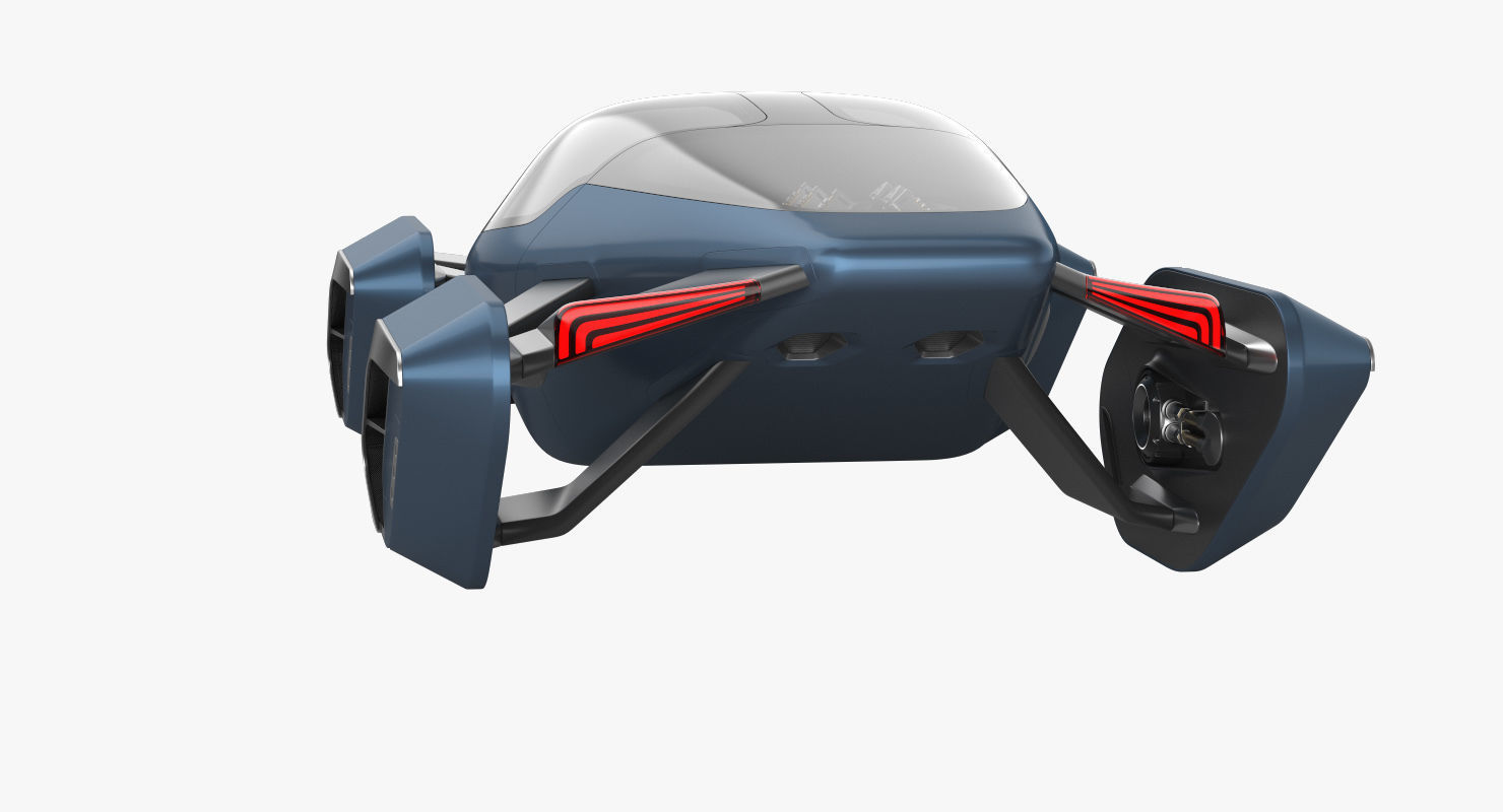 Hover car concept 3 3D model_9