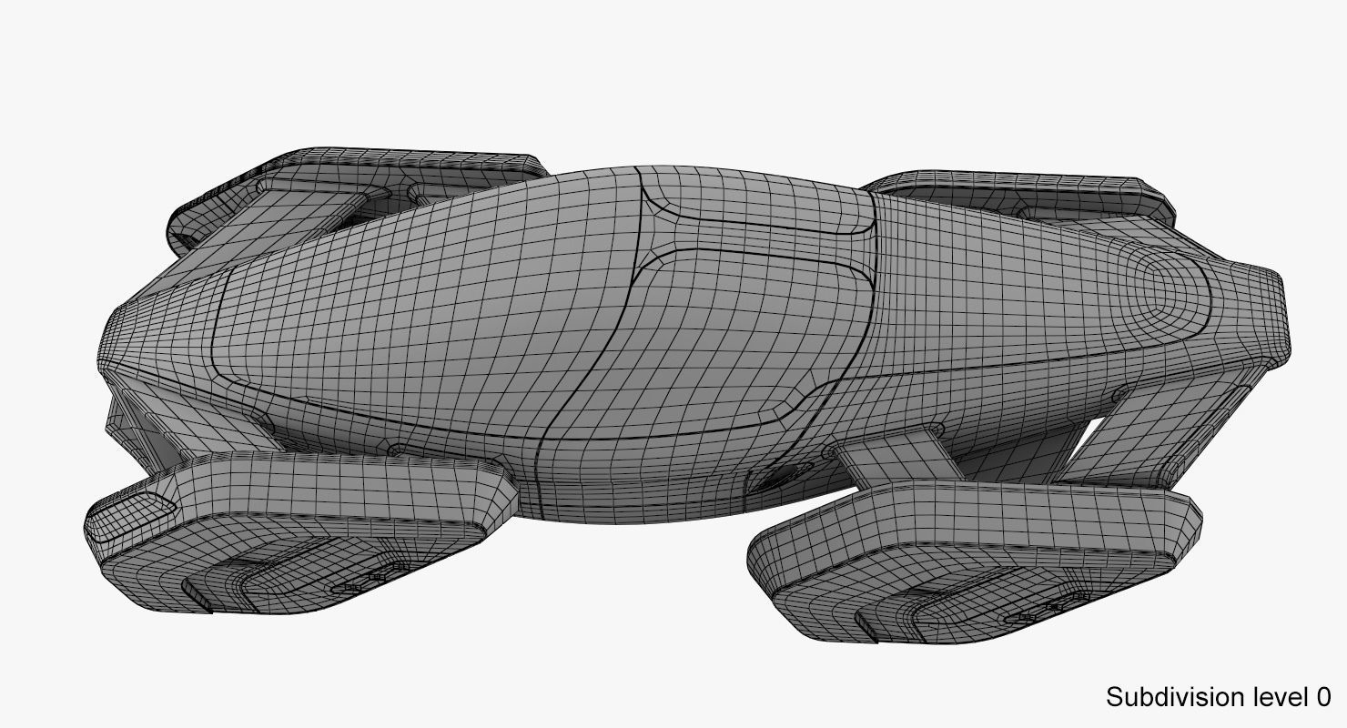 Hover car concept 3 3D model_23