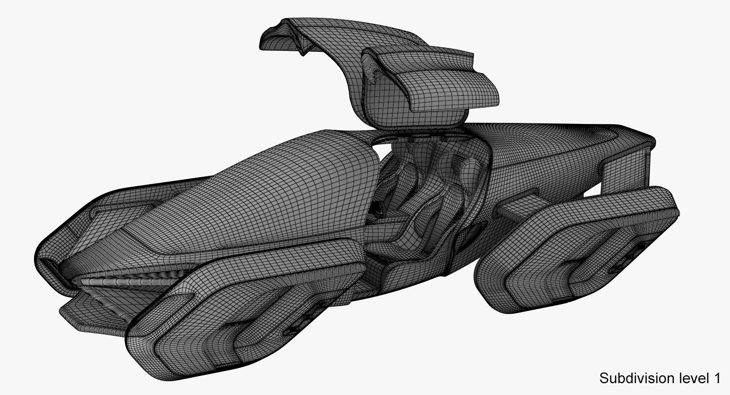 Hover car concept 3 3D model_30
