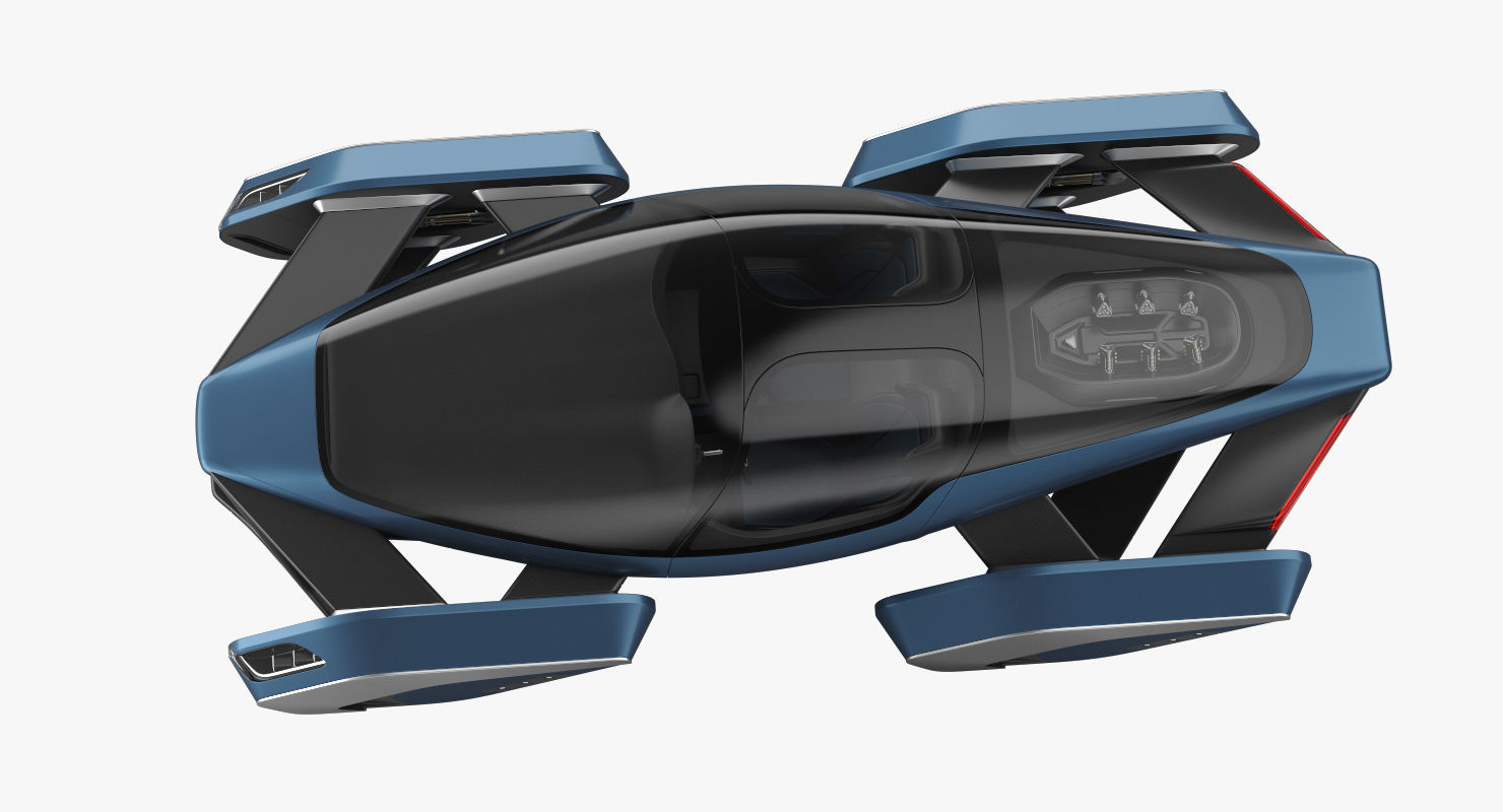Hover car concept 3 3D model_8