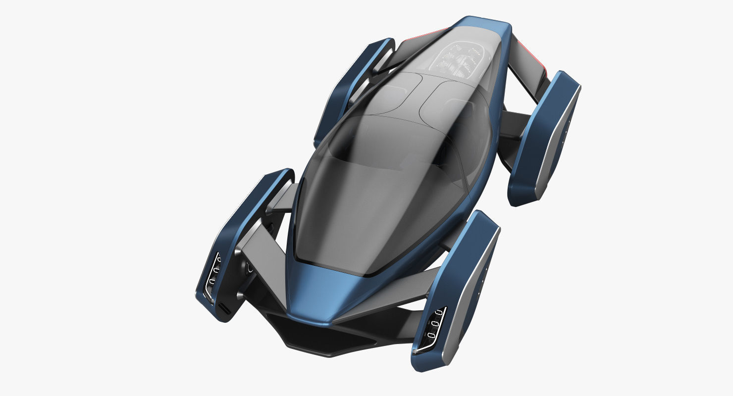 Hover car concept 3 3D model_5