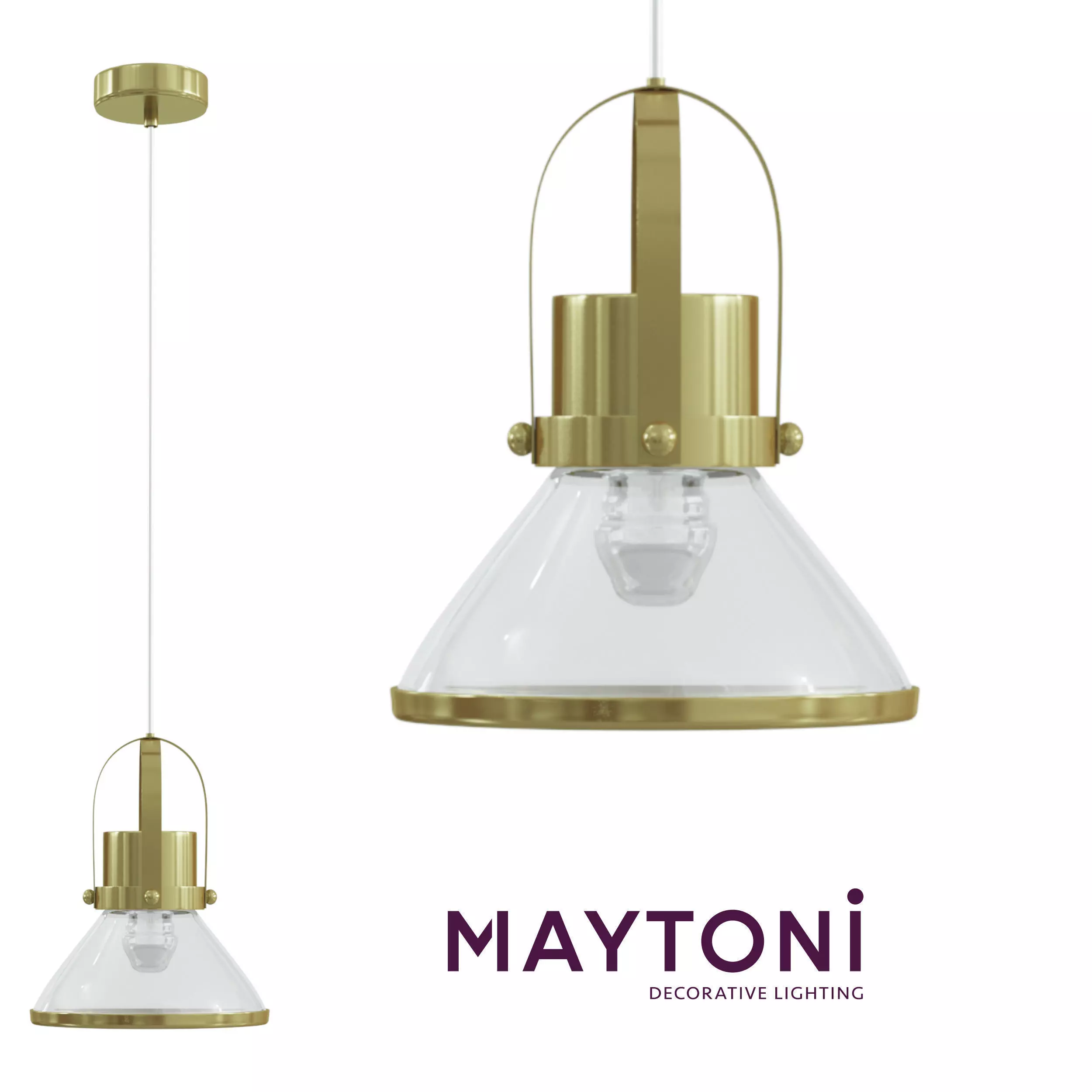 Pendant Argo T268-PL-01-BS Maytoni Loft Free 3D model