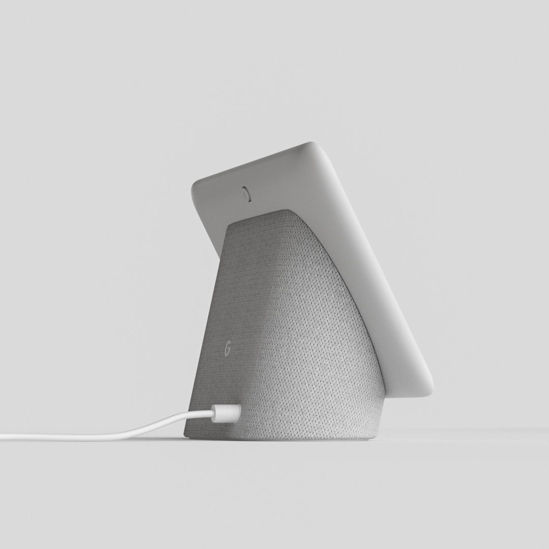 Google Home Hub Smart Display 3D model_4
