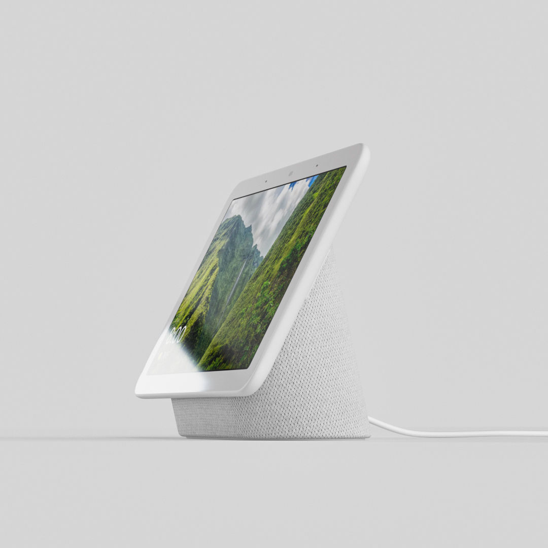 Google Home Hub Smart Display 3D model_9