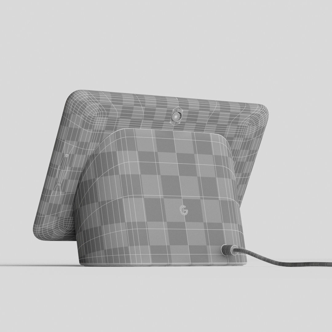 Google Home Hub Smart Display 3D model_17