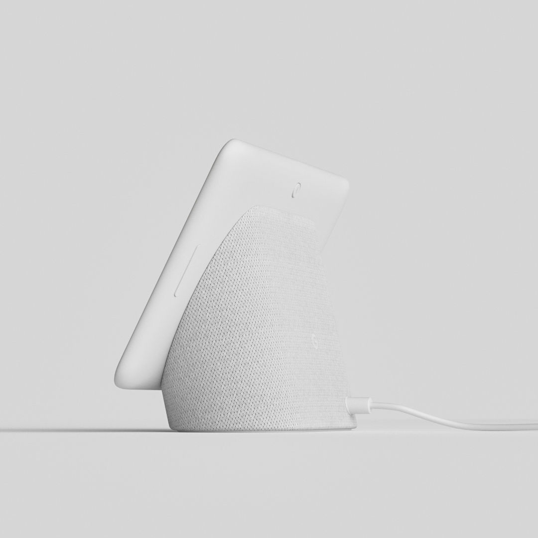 Google Home Hub Smart Display 3D model_8