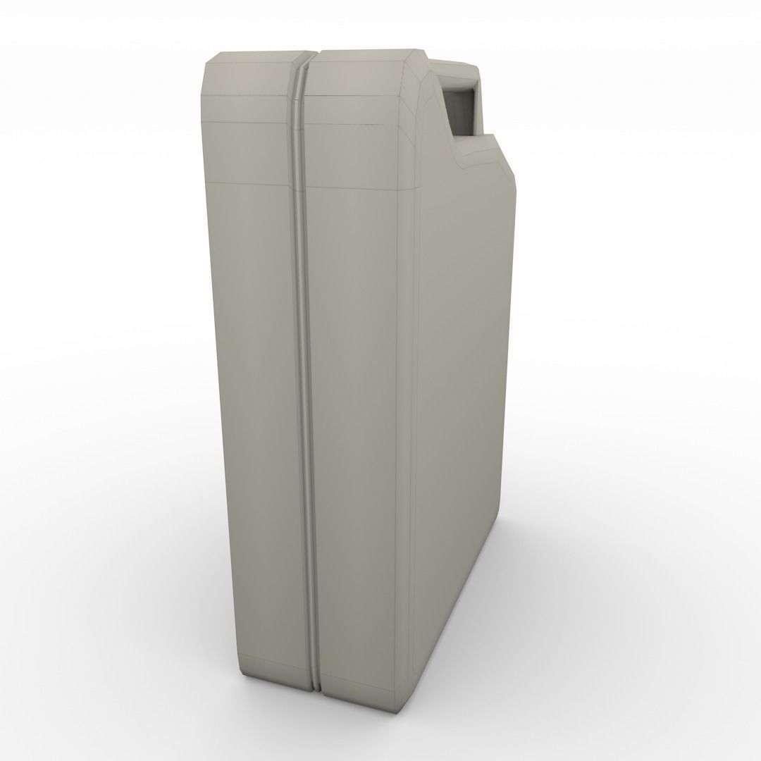 Jerry Can Low Poly 3 Worn PBR Low-poly 3D model_8