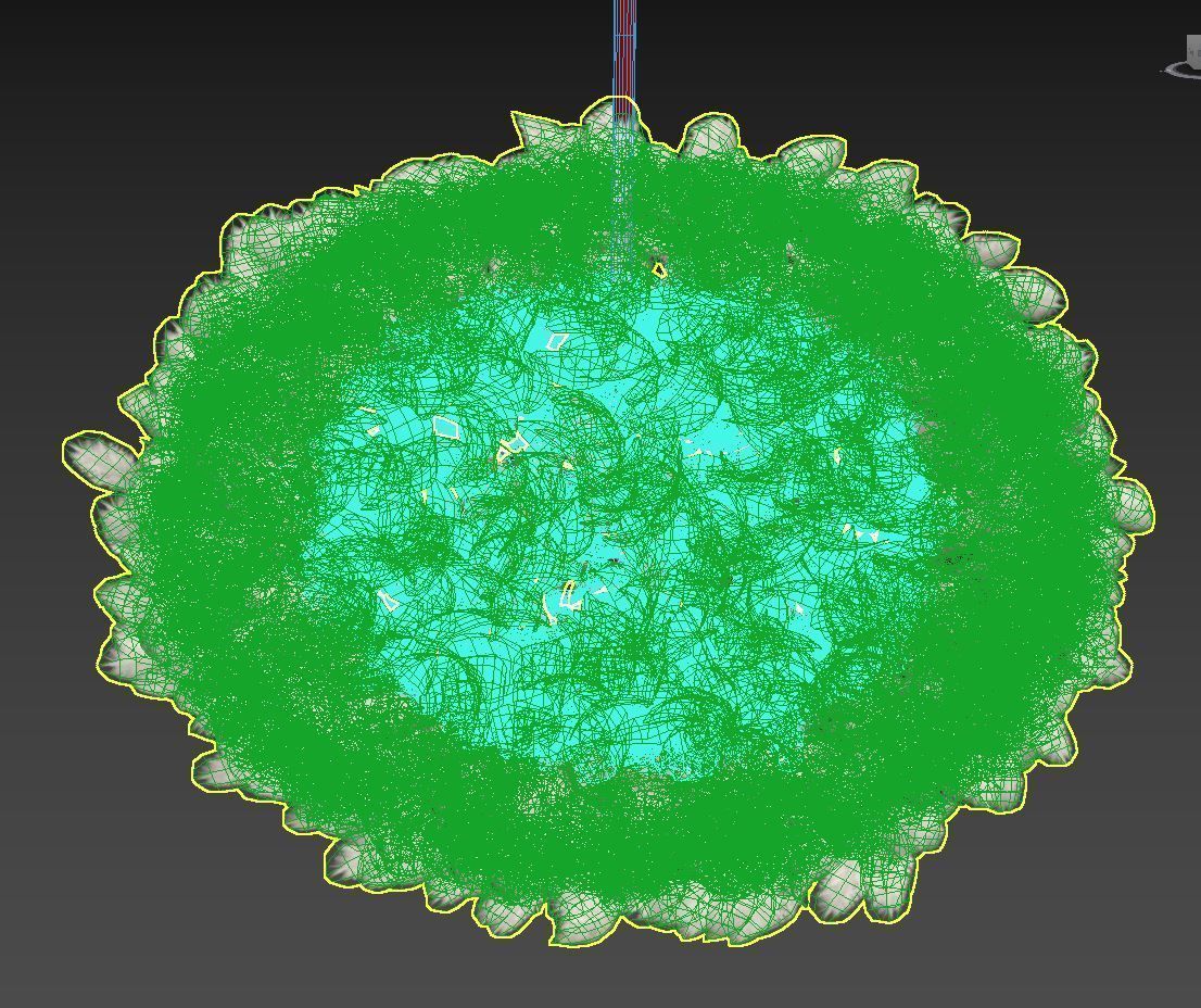 Feather Lamp 3D model_4