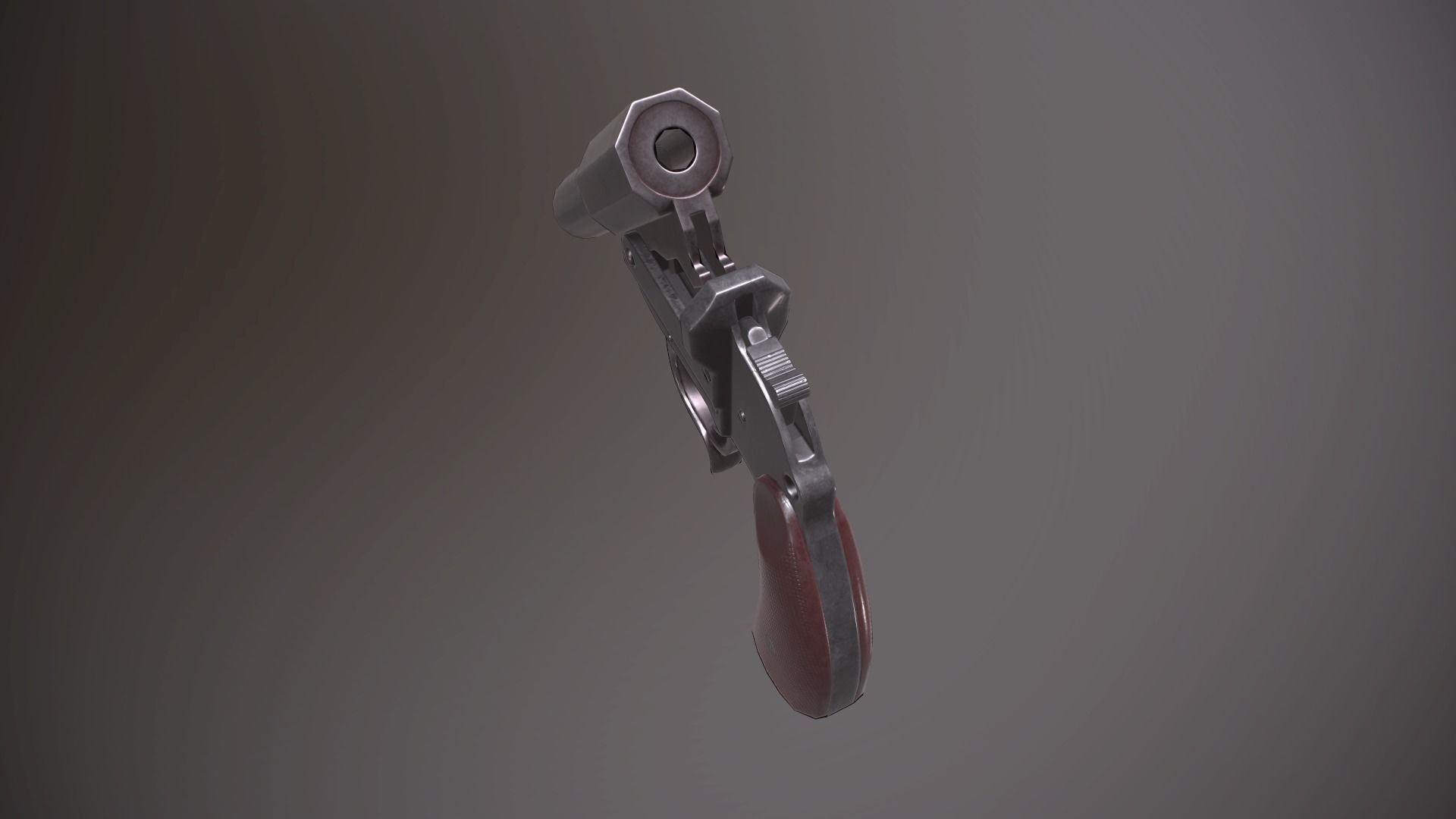 WWII Grenade Launcher Low-poly 3D model_9