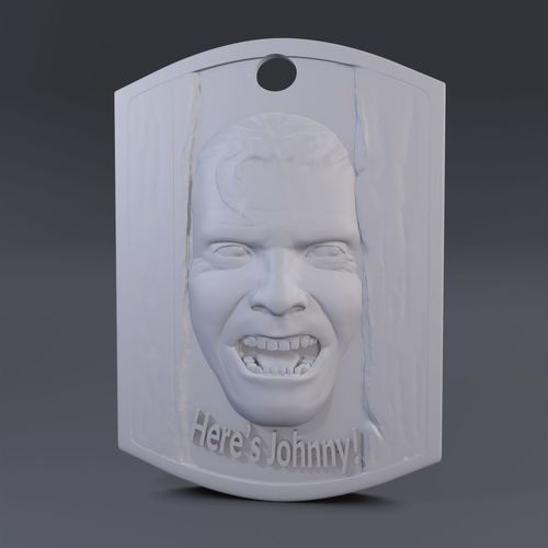 Jack Torrens with an inscription 3D print model