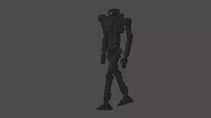 Battle Frame Mech- Inner-Base Frame  Free low-poly 3D model