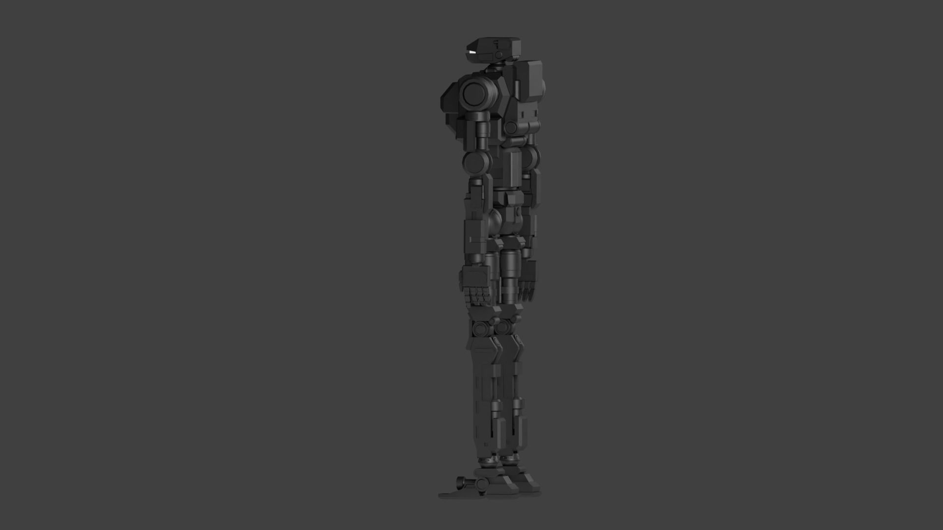 Battle Frame Mech- Inner-Base Frame Free low-poly 3D model_6