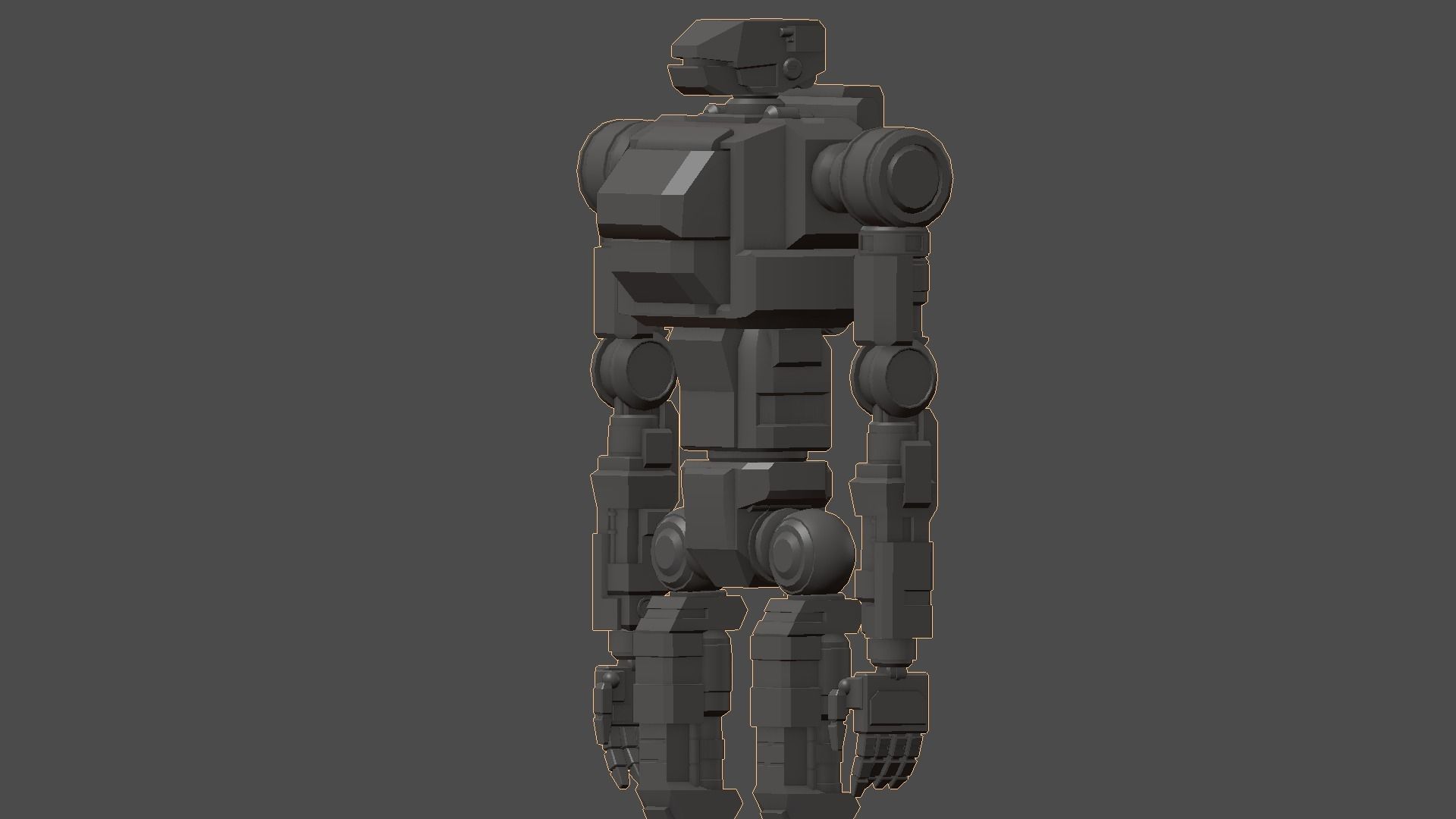 Battle Frame Mech- Inner-Base Frame Free low-poly 3D model_1