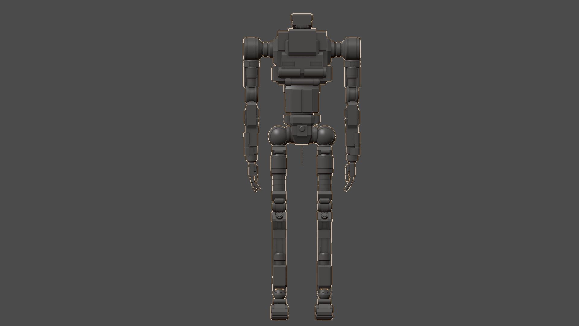 Battle Frame Mech- Inner-Base Frame Free low-poly 3D model_2