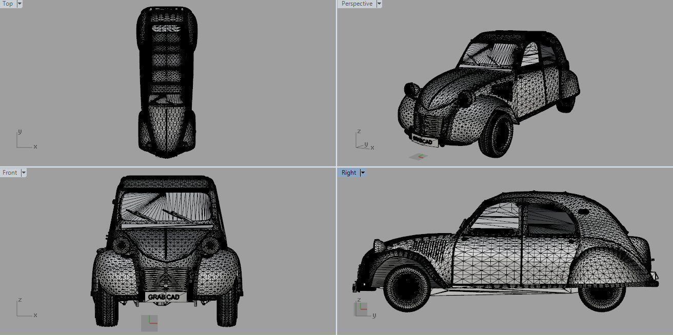 Citroen 2CV Free 3D model_2