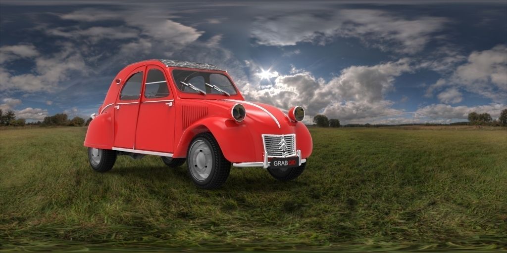 Citroen 2CV Free 3D model_9