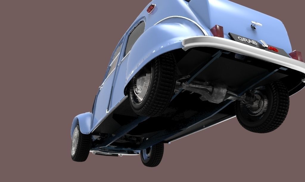 Citroen 2CV Free 3D model_15
