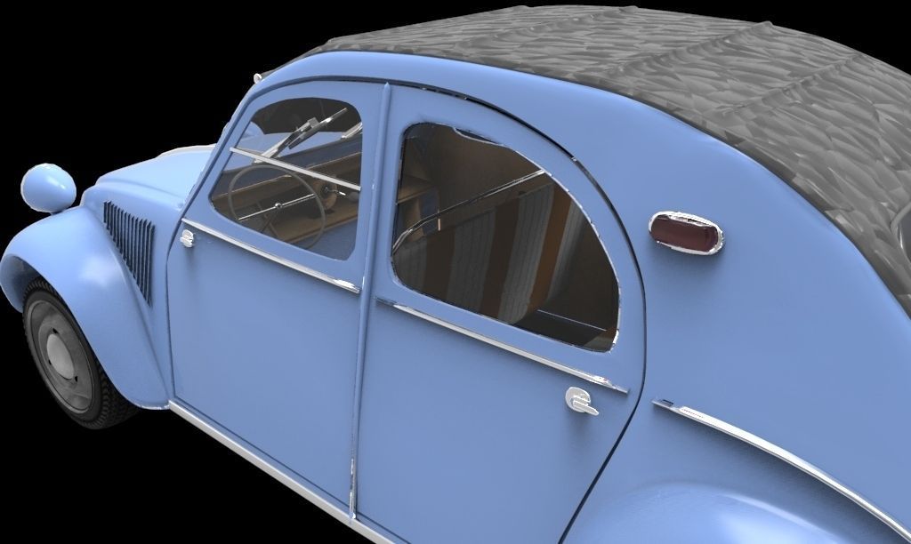 Citroen 2CV Free 3D model_5