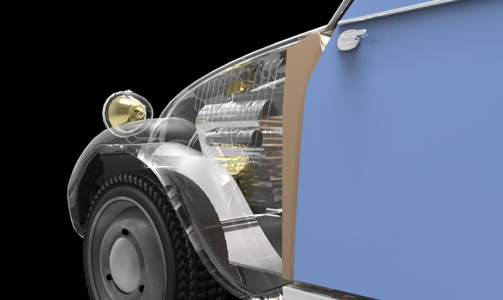 Citroen 2CV Free 3D model_13