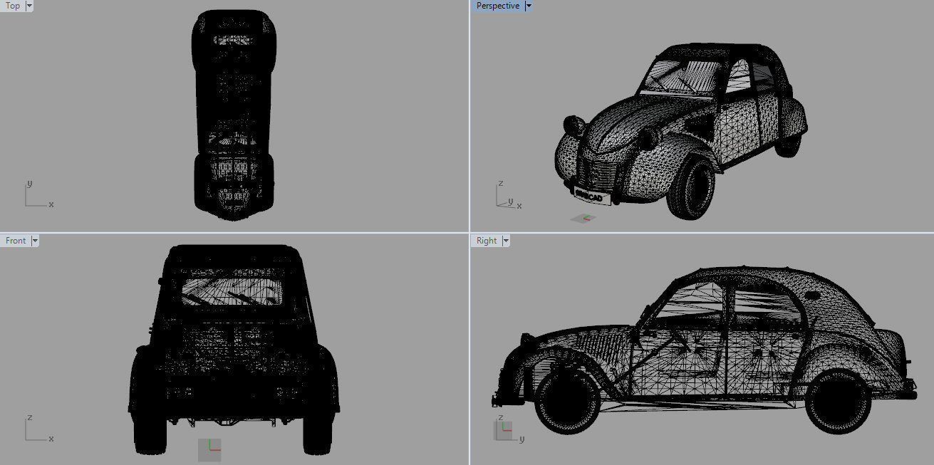 Citroen 2CV Free 3D model_1