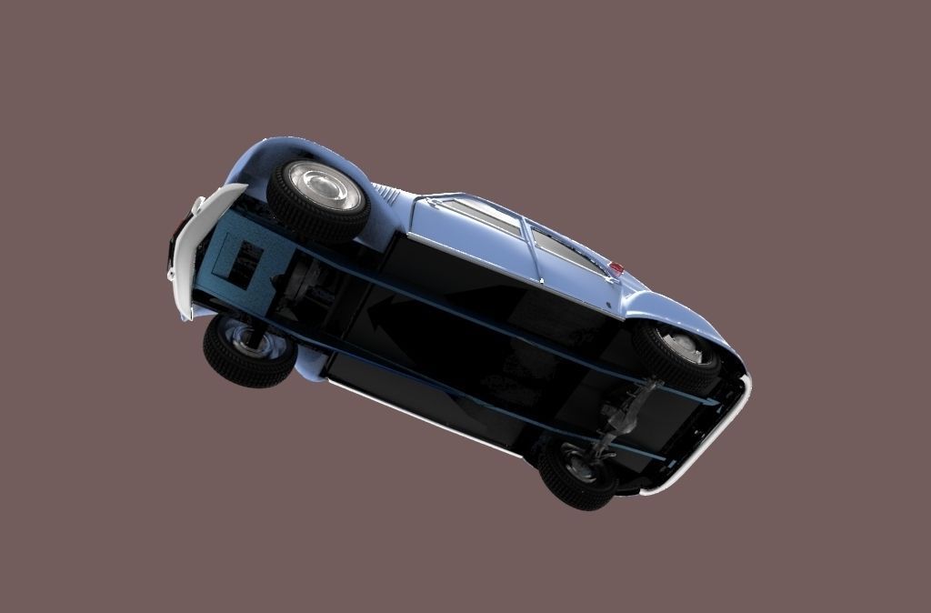 Citroen 2CV Free 3D model_16