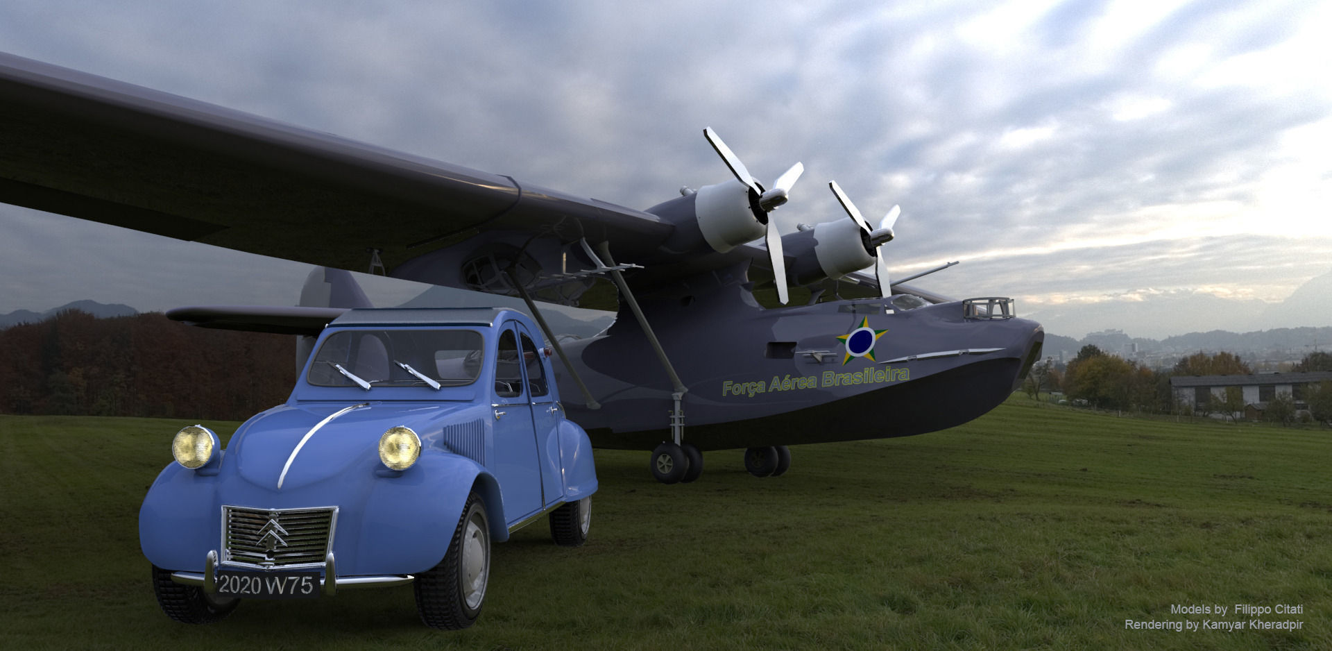 Citroen 2CV Free 3D model_12