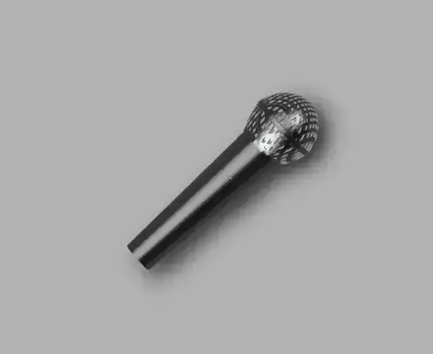 Shure SM-58 Miniature Microphone Replica Free 3D print model