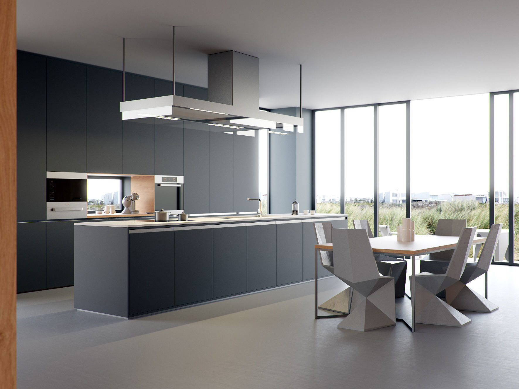 Corona C4D Scene files - 4 x Kitchen Scenes 3D Model Collection_15