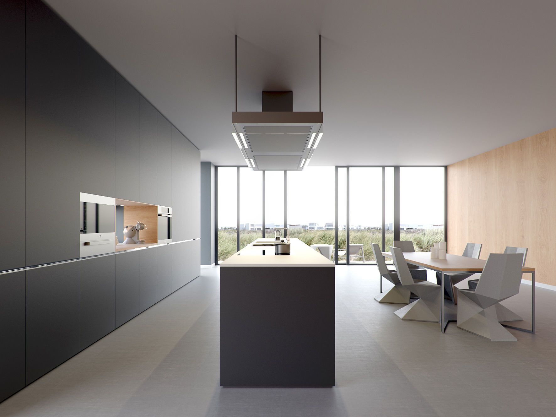 Corona C4D Scene files - 4 x Kitchen Scenes 3D Model Collection_12