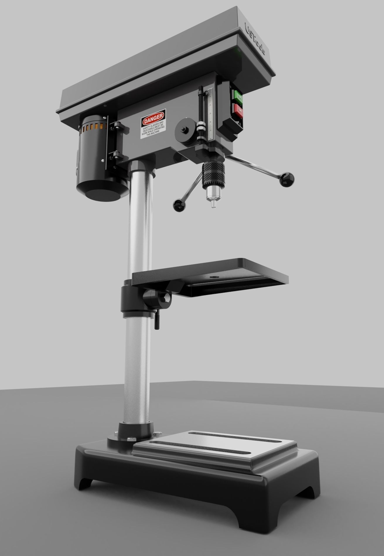 Drill Press  3D model_1