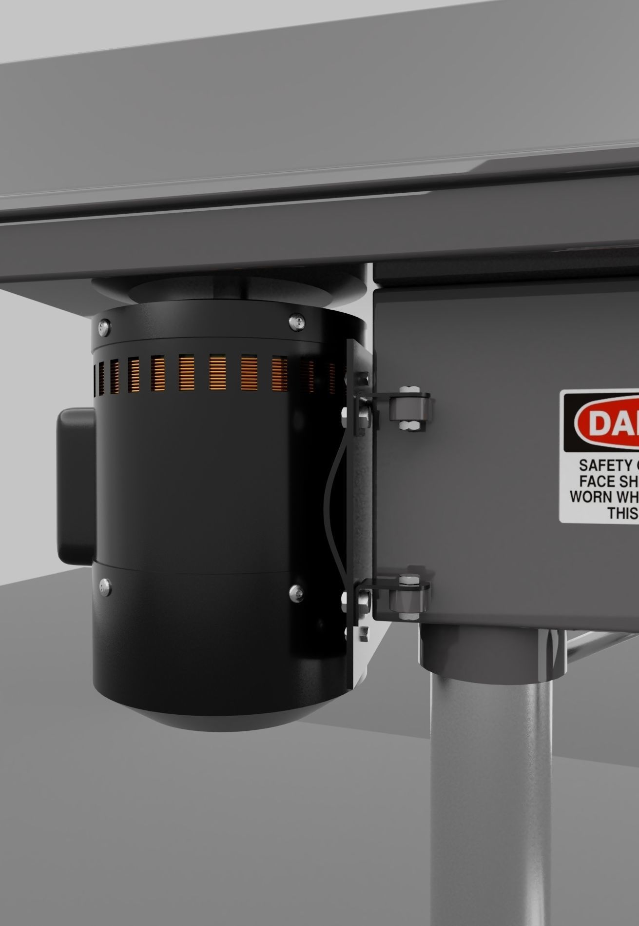 Drill Press  3D model_4