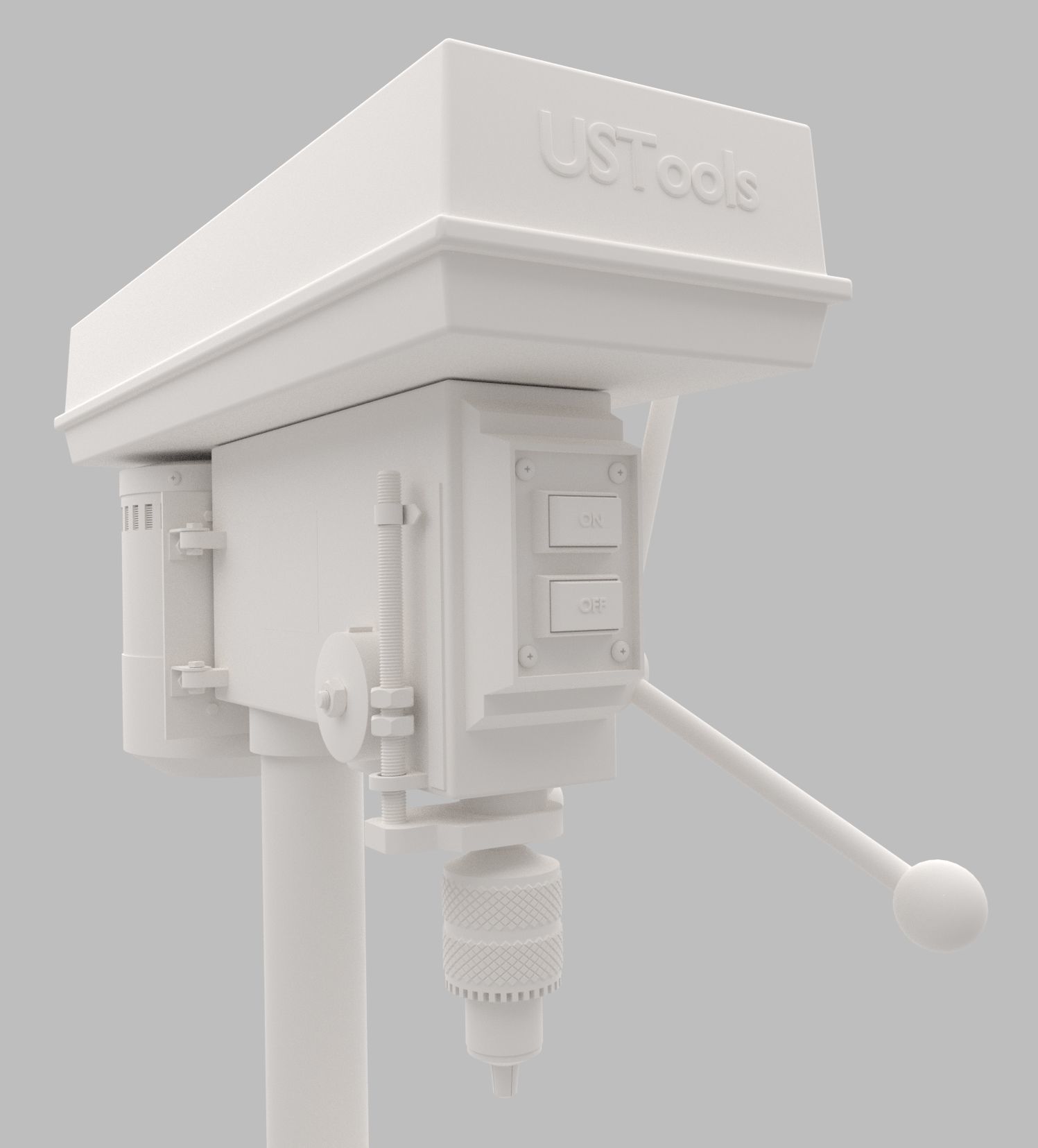 Drill Press  3D model_8