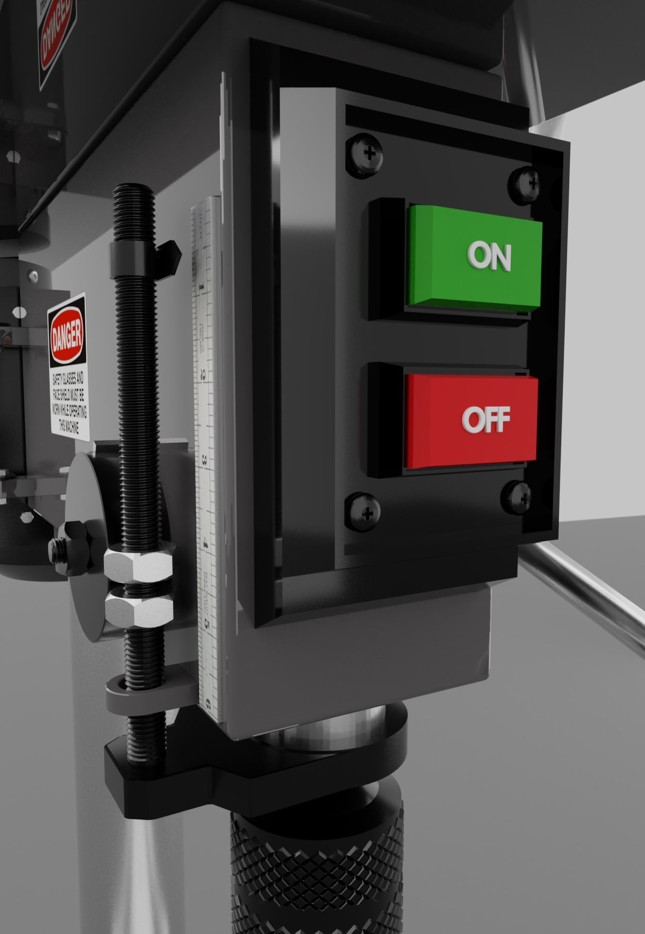 Drill Press  3D model_3