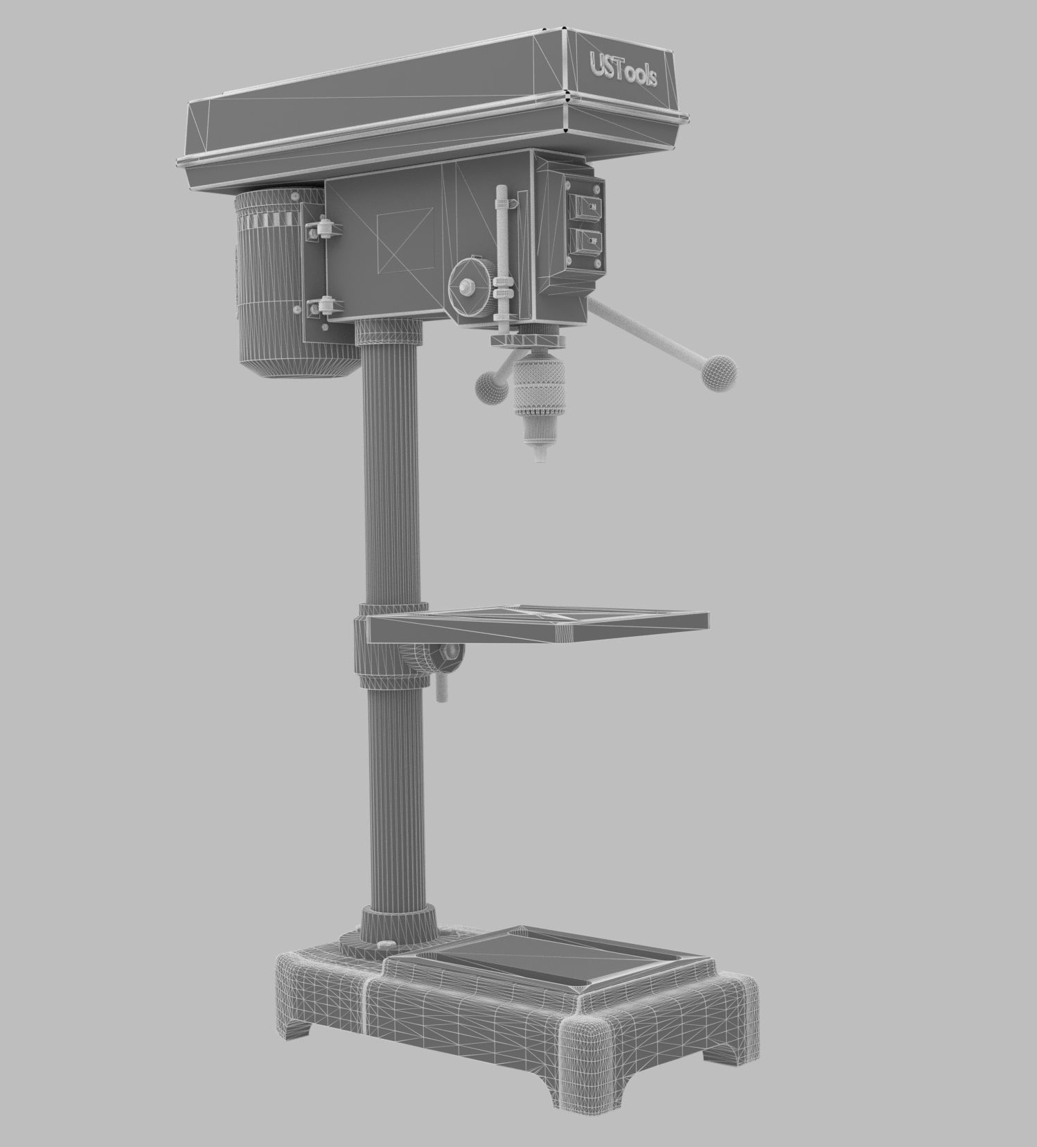 Drill Press  3D model_10
