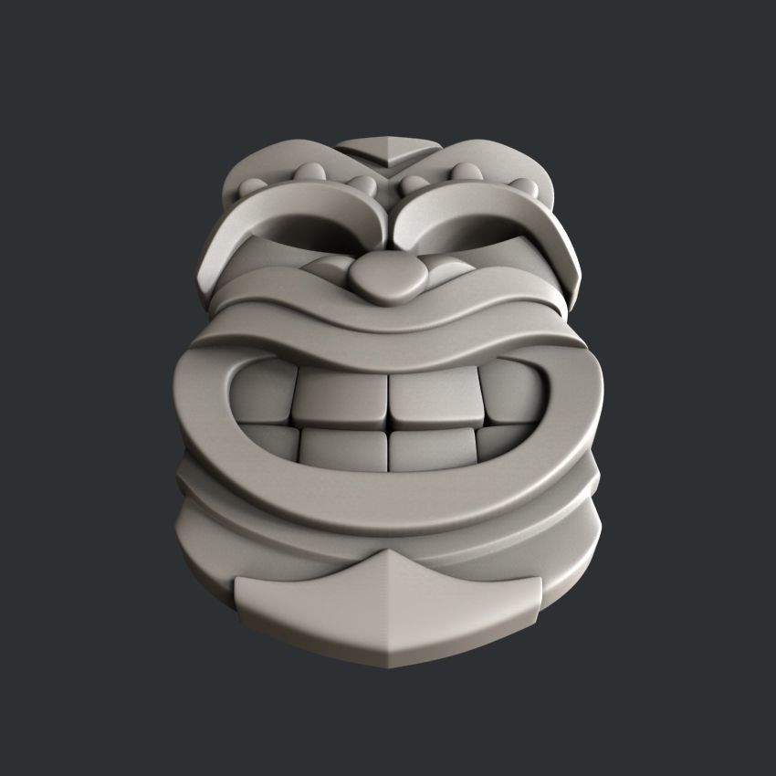 3d STL models for CNC or 3d printer  Totem 3D print model_4