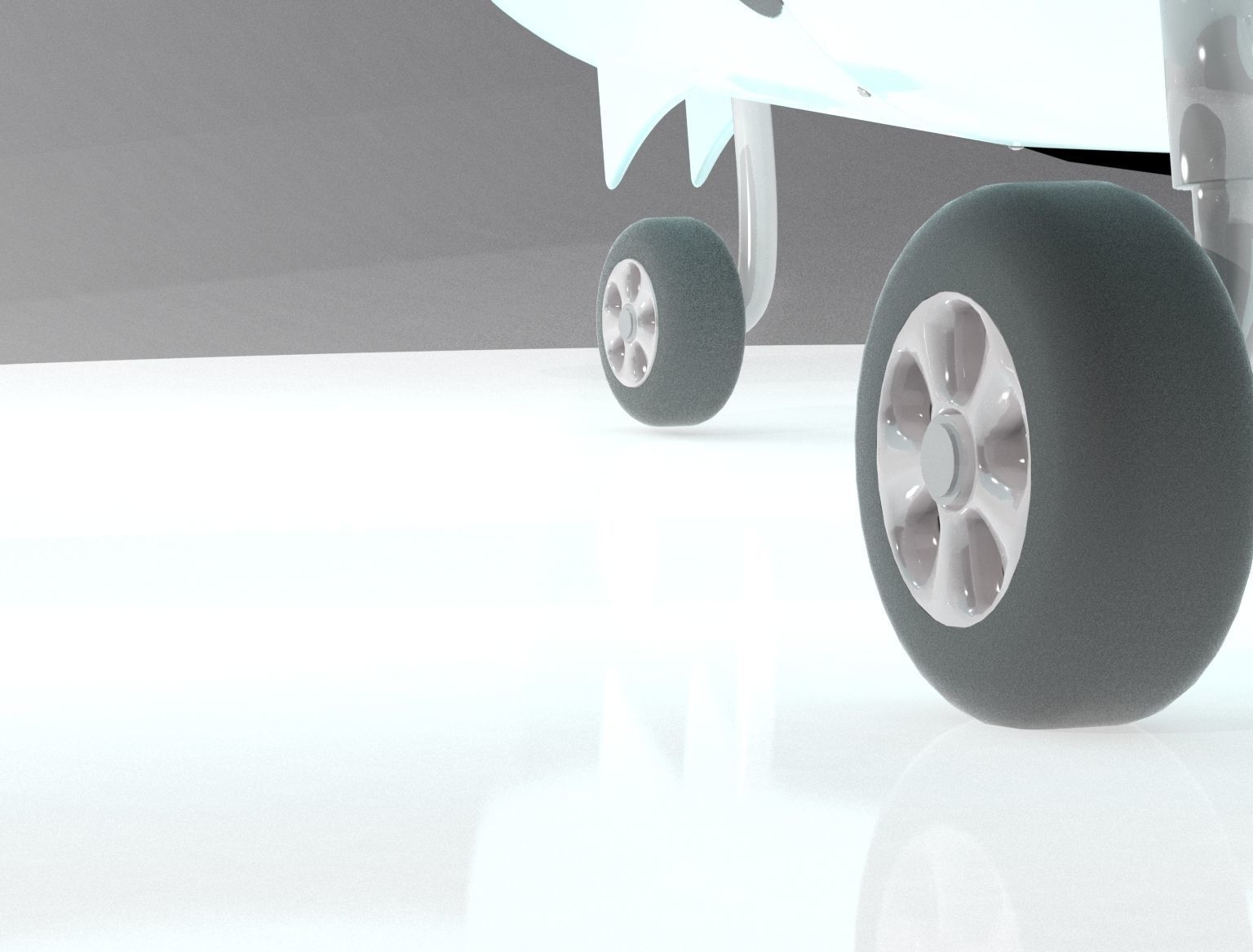 North American T-6 Texan Free low-poly 3D model_5