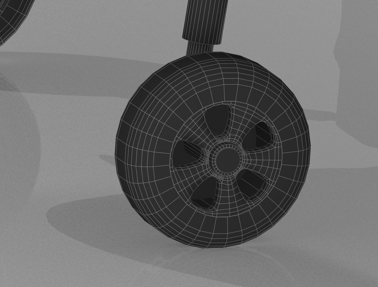 North American T-6 Texan Free low-poly 3D model_6