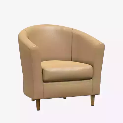 Tub Armchair Leather  V2