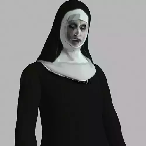 The Nun Low-poly 3D model