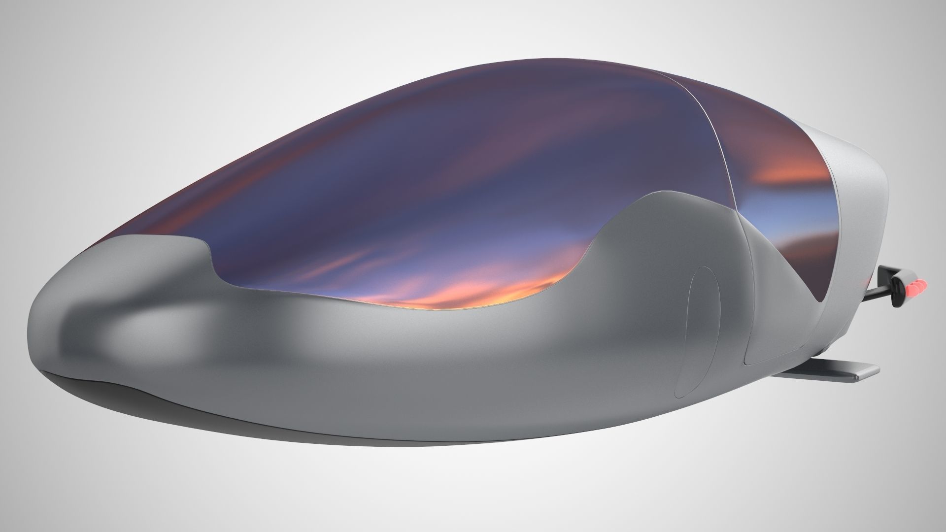 Car missile future v2 3D model_2