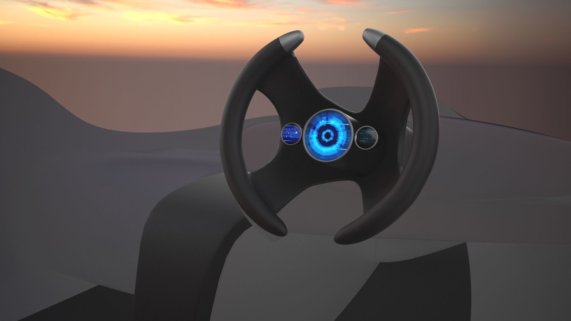 Car missile future v2 3D model_12