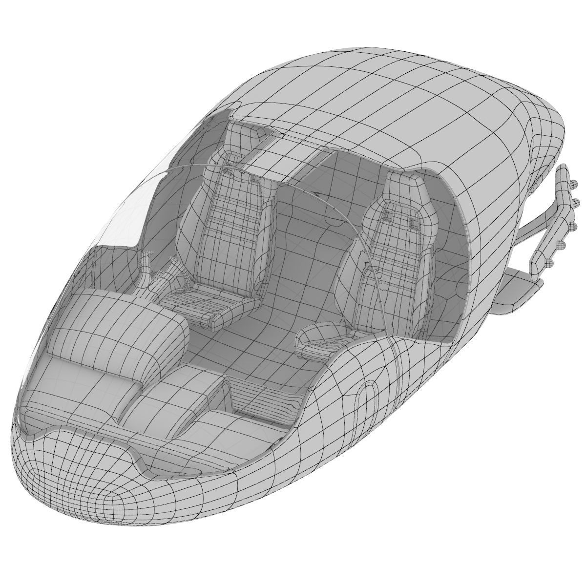 Car missile future v2 3D model_17