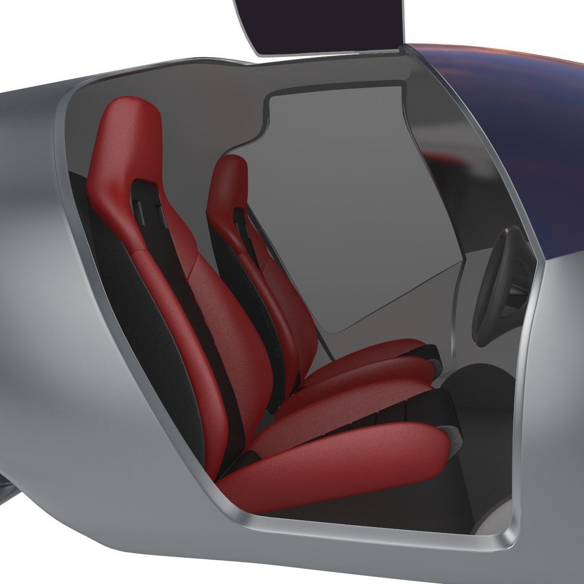 Car missile future v2 3D model_14