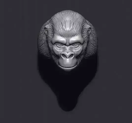 Gorilla ring 3D print model