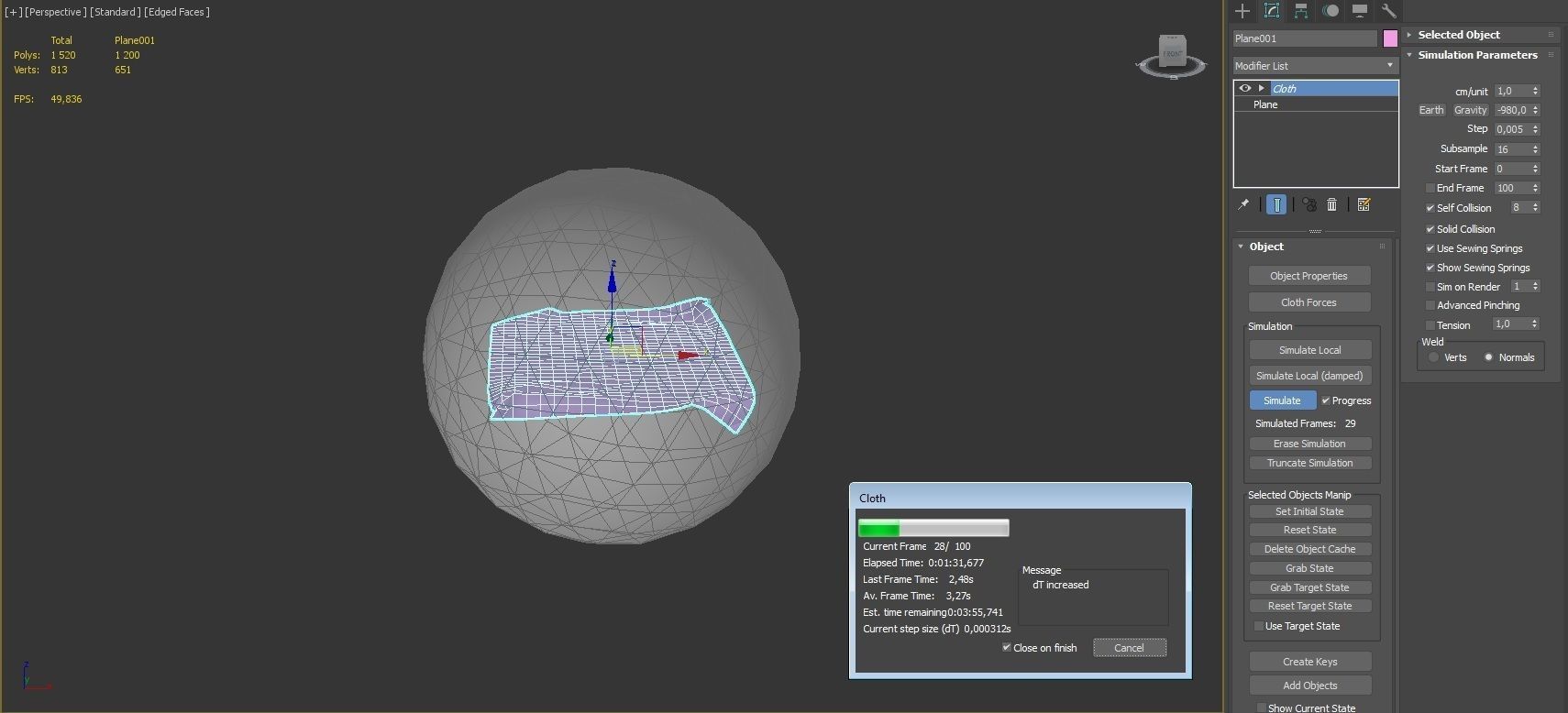 PAPER---Crumpled square piece of paper Low-poly 3D model_17