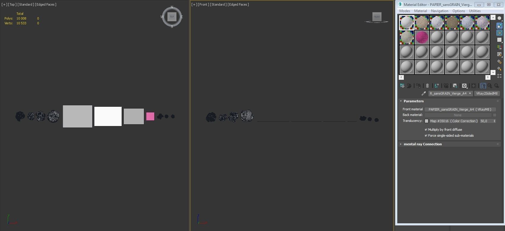 PAPER---Crumpled square piece of paper Low-poly 3D model_7