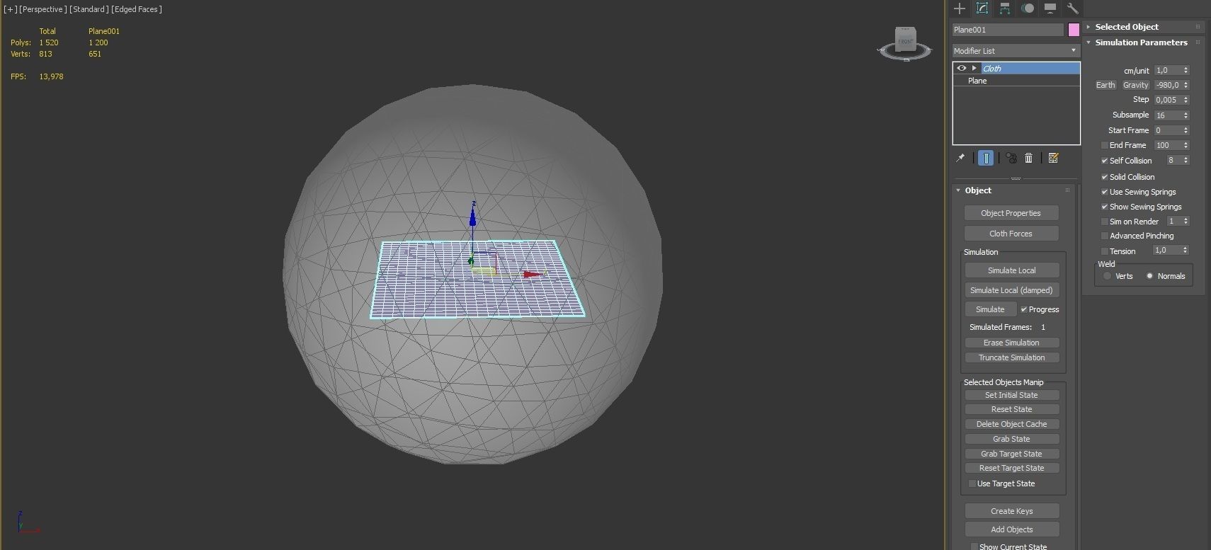 PAPER---Crumpled square piece of paper Low-poly 3D model_16