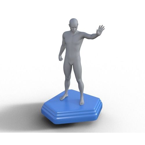 Action Figure Base - 2 Pieces Free 3D print model