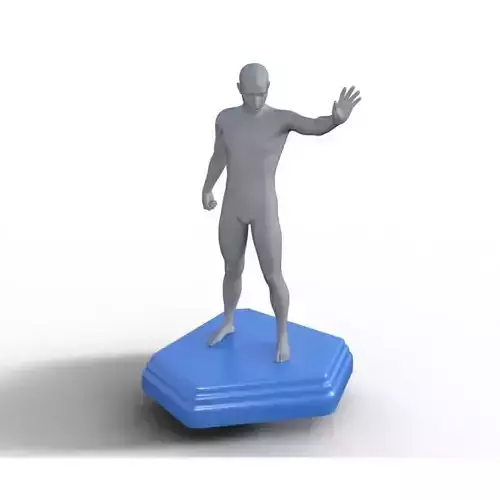 Action Figure Base - 2 Pieces Free 3D print model