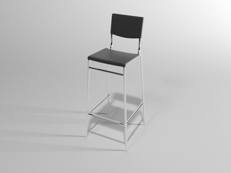 STIG Bar stool 3D model_1